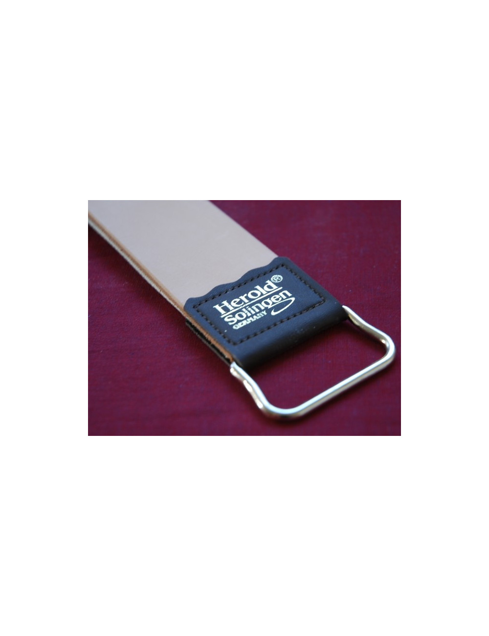 Pas Herold Solingen do ostrzenia brzytew skóra juchtowa plus syntetyk