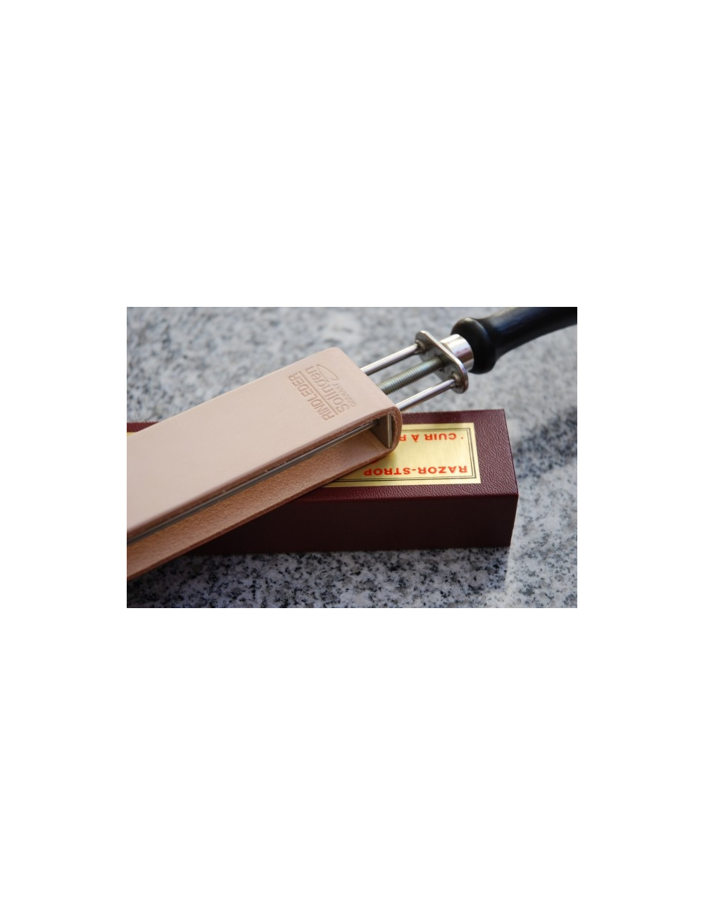 Pas dwustronny napinany 190 x 40 mm naturalno-czerwony Pas dwustronny napinany 190 x 40 mm naturalno-czerwony