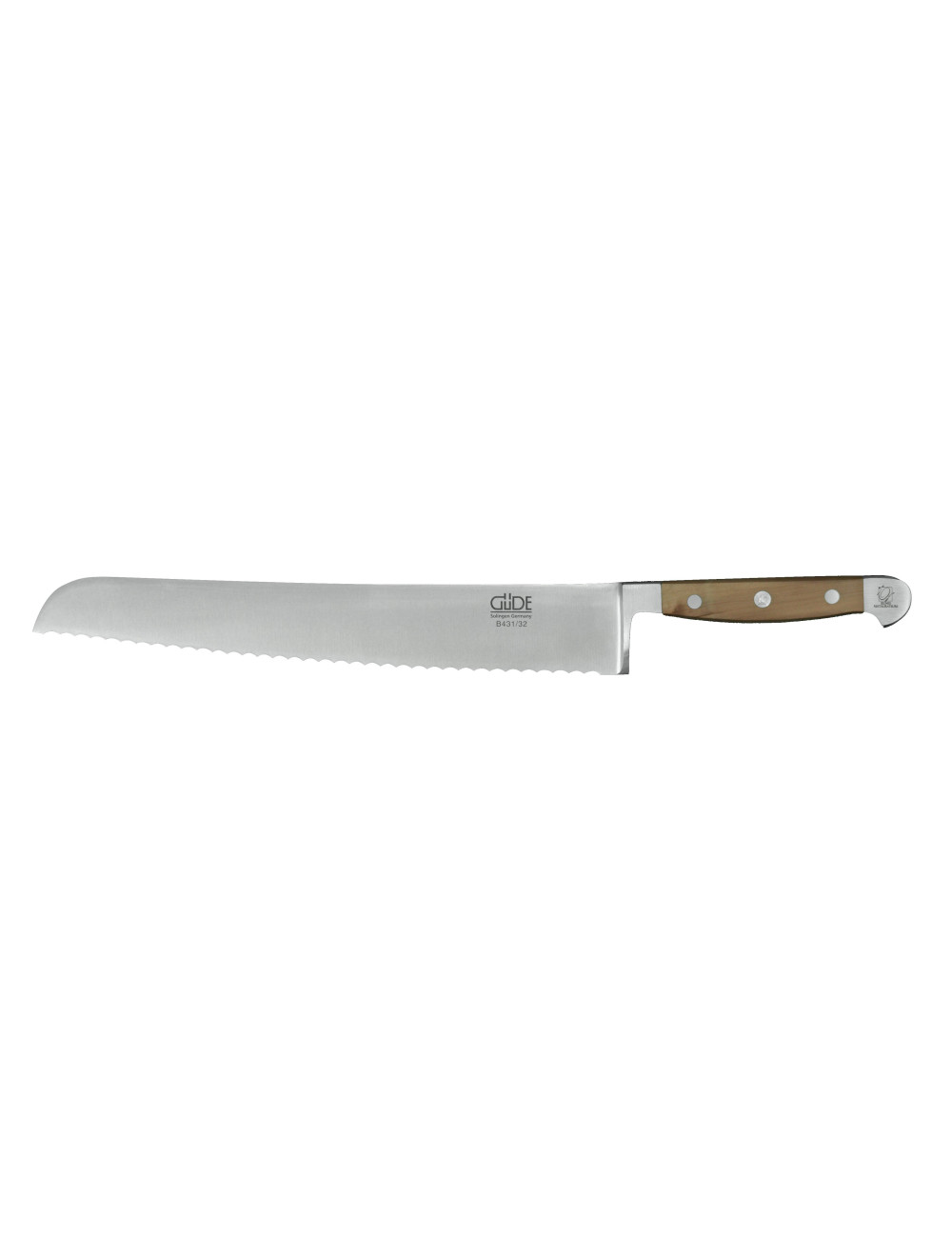 Güde Alpha gruszowa kuty nóż do chleba Franz Gude, 32 cm Güde Alpha gruszowa kuty nóż do chleba Franz Gude, 32 cm