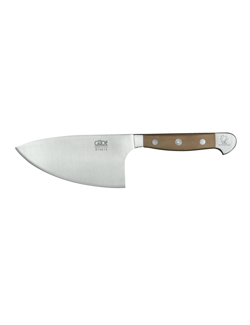 Güde Alpha gruszowa kuty nóż do ziół Shark, 14 cm Güde Alpha gruszowa kuty nóż do ziół Shark, 14 cm