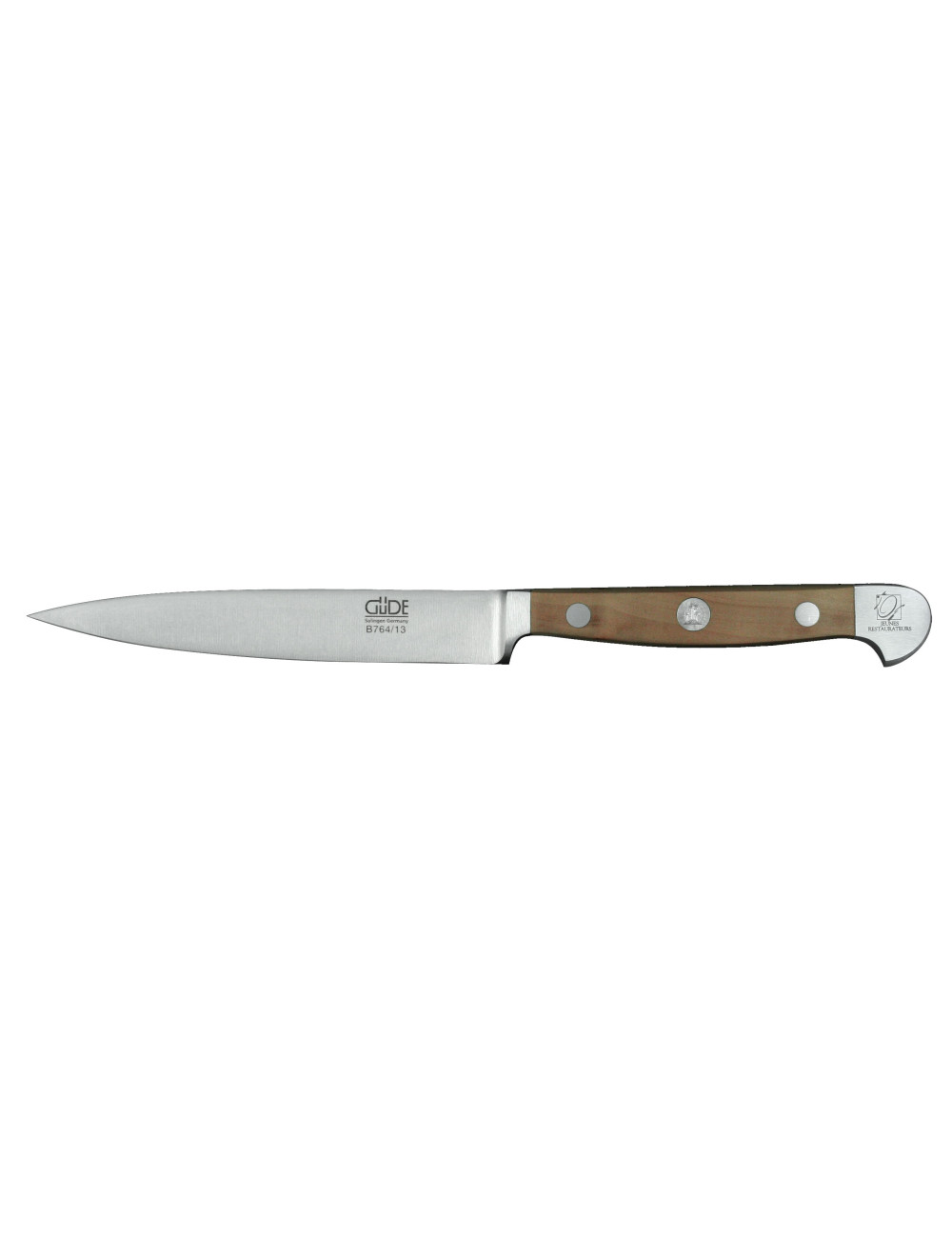 Güde Alpha gruszowa kuty nóż do szpikowania, 13 cm Güde Alpha gruszowa kuty nóż do szpikowania, 13 cm
