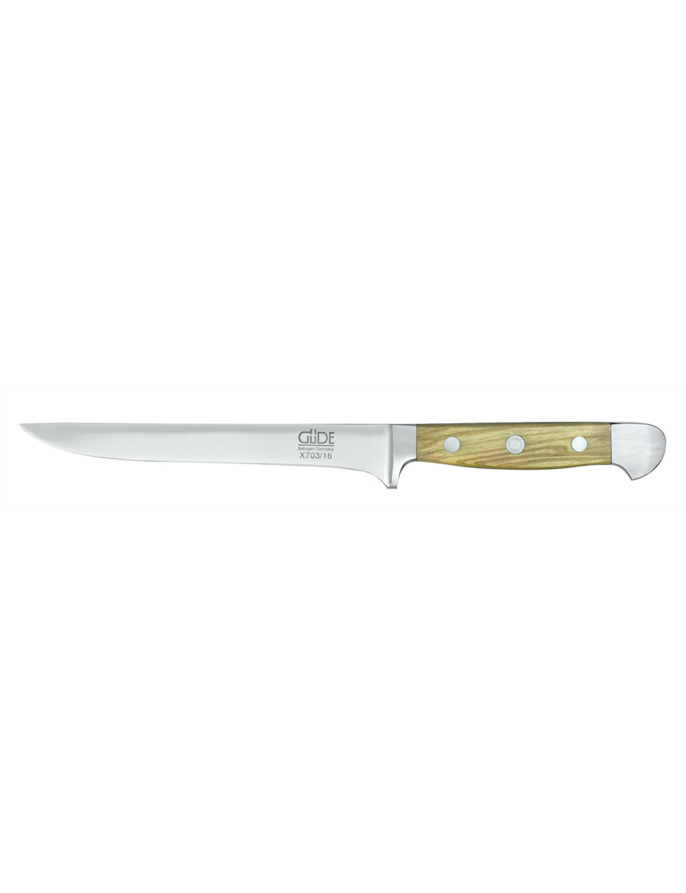Alpha oliwkowa - nóż do trybowania, 16 cm Alpha oliwkowa - nóż do trybowania, 16 cm