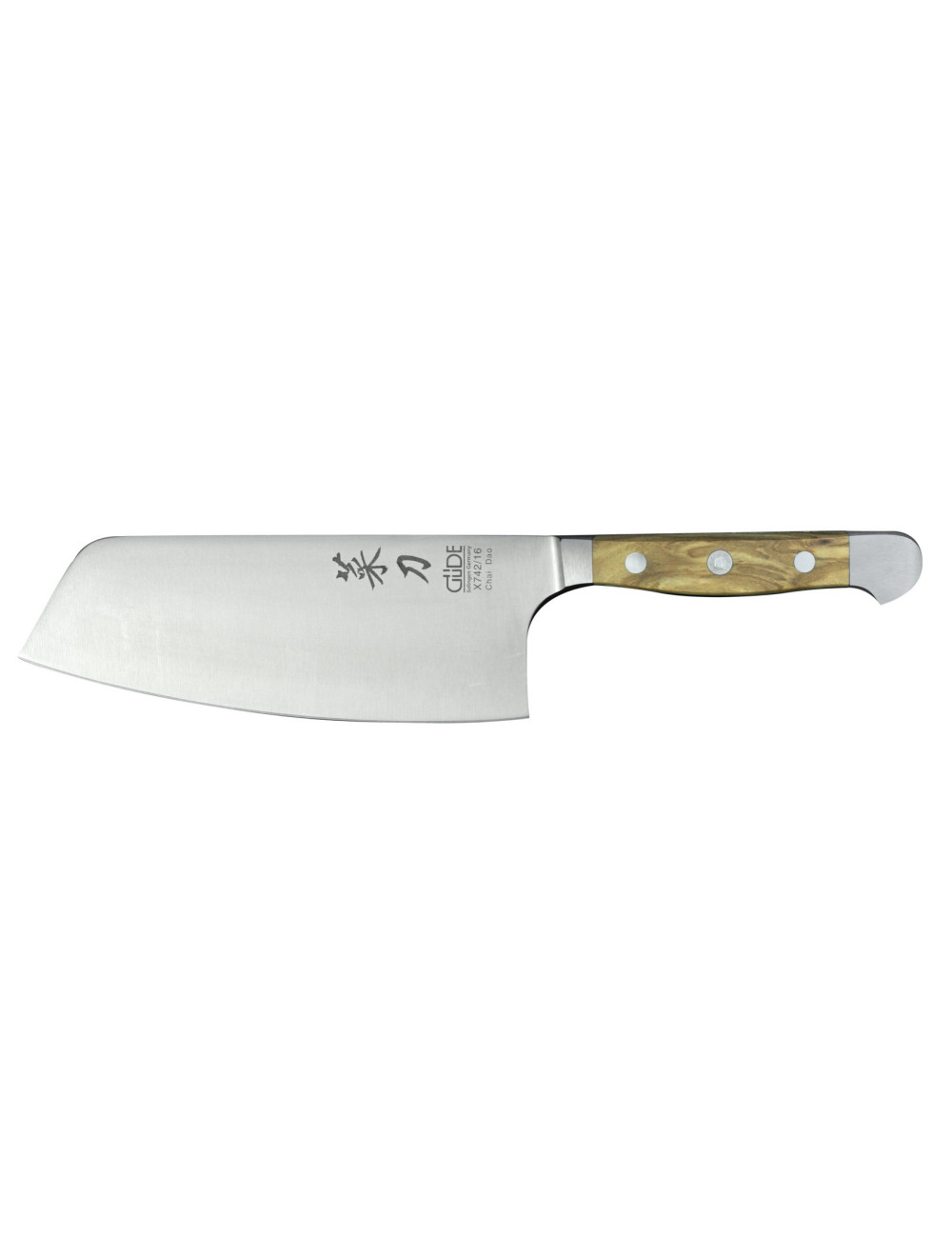 Alpha oliwkowa - Chai Dao chiński nóż kucharski, 16 cm Alpha oliwkowa - Chai Dao chiński nóż kucharski, 16 cm