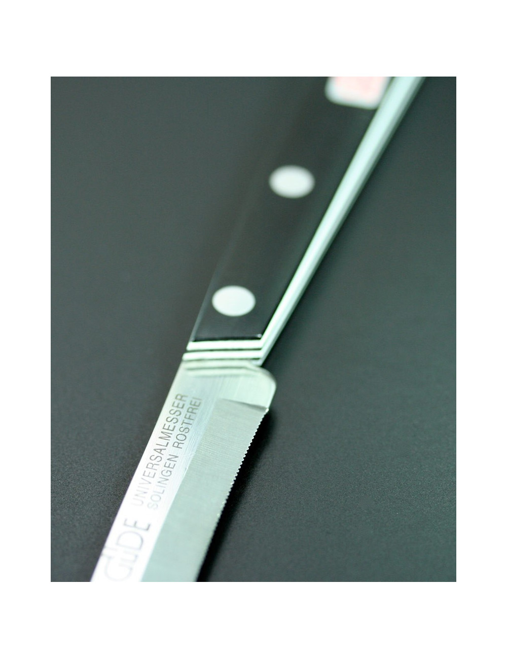 Nóż uniwersalny, 11 cm czarno/biały