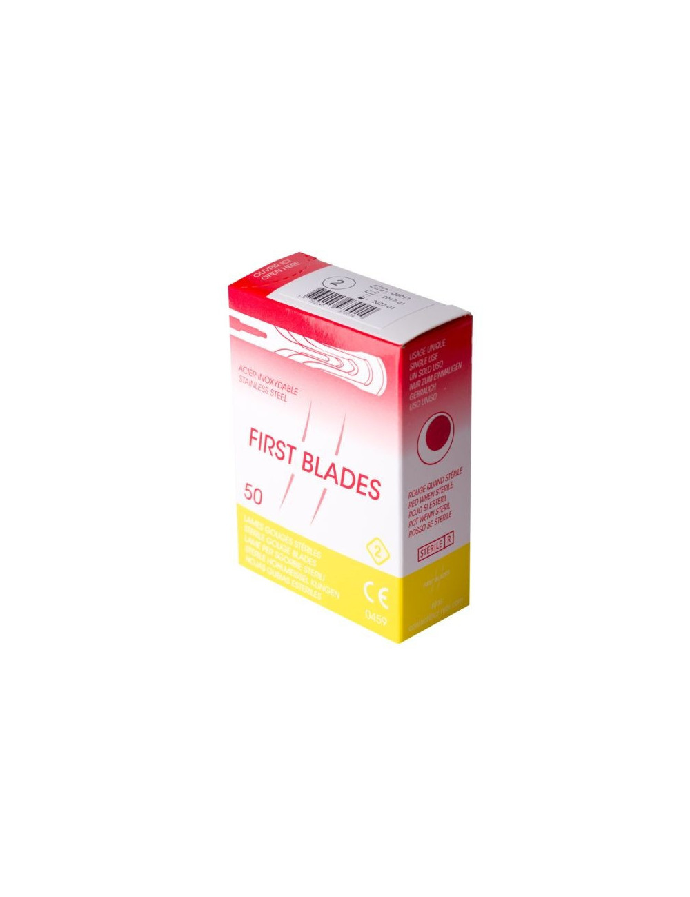 Sterylne ostrza podologiczne First Blades Nr 2 /50 sztuk