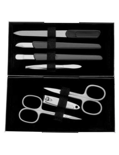Zestaw do manicure Erbe Solingen 7 elementowy metalowe etui