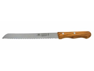 Bread knife 20 cm olive handle