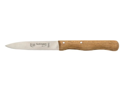 nóż Solingen z drewnianym uchwytem