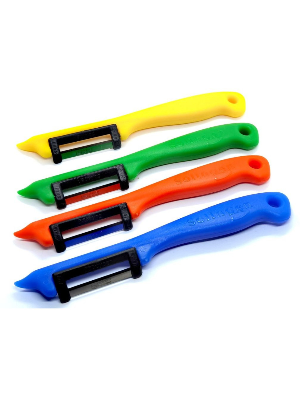 Obieraczka podłużna Solingen do warzyw i owoców z uchwytem płaskim