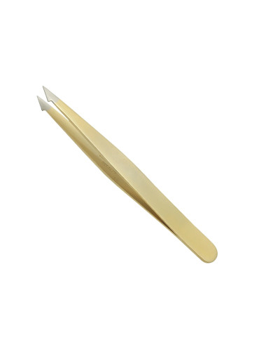 Pęseta 9,5 cm stal nierdzewna kolor złoty