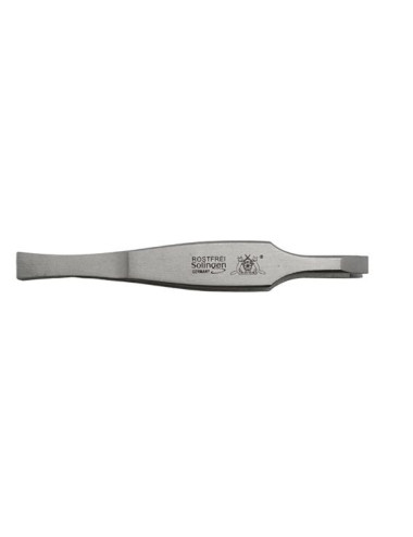Pęseta Solingen 8 cm szeroka prosta, stal nierdzewna