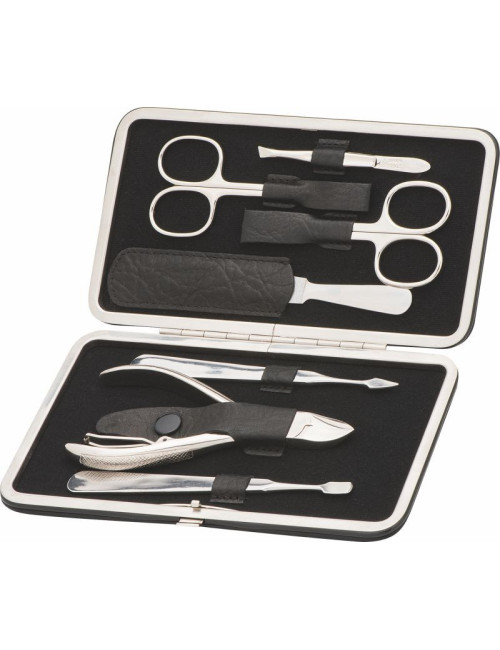 Zestaw do manicure Master Erbe Solingen naturalna skóra 7 cz 9088