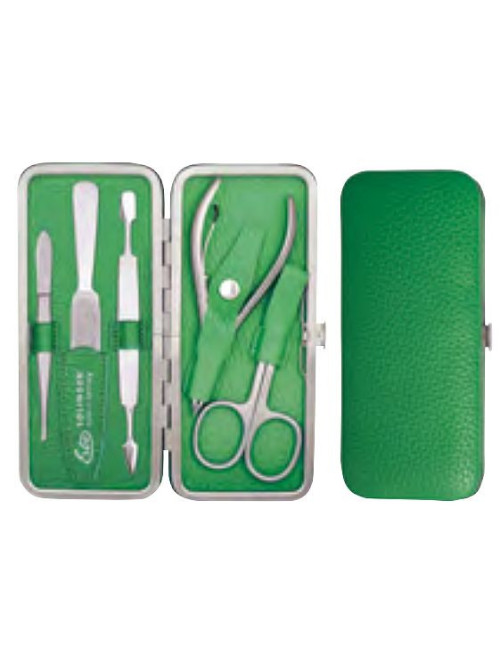 Zestaw do manicure Erbe Solingen 5 częściowy zielony