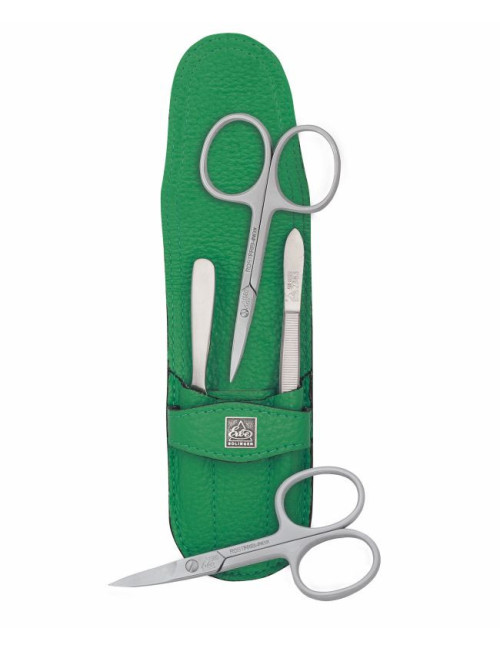 Zestaw do manicure Erbe Solingen 4 częściowy soczysta zieleń