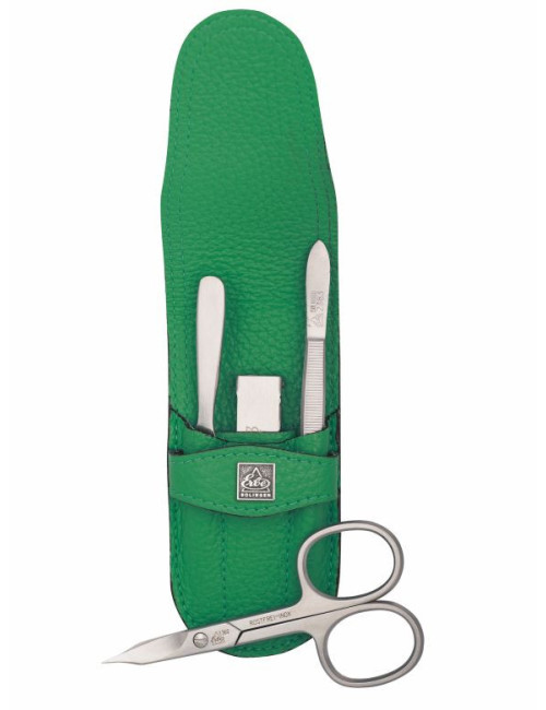 Zestaw do manicure Erbe Solingen 4 częściowy soczysta zieleń