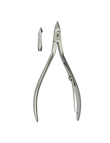 Cążki do skórek 10,5 cm nierdzewne satynowane 8 mm