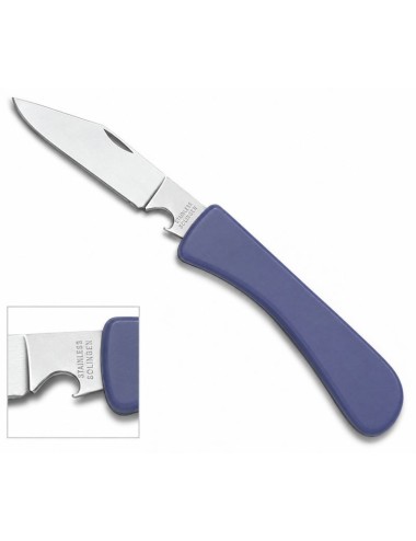 Scyzoryk Solingen z otwieraczem do kapsli 9 cm niebieski