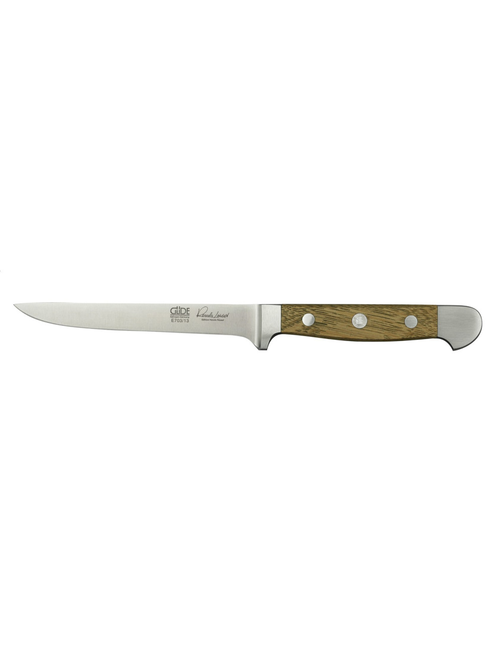Güde kuty nóż do trybowania sztywny 13 cm Güde kuty nóż do trybowania sztywny 13 cm