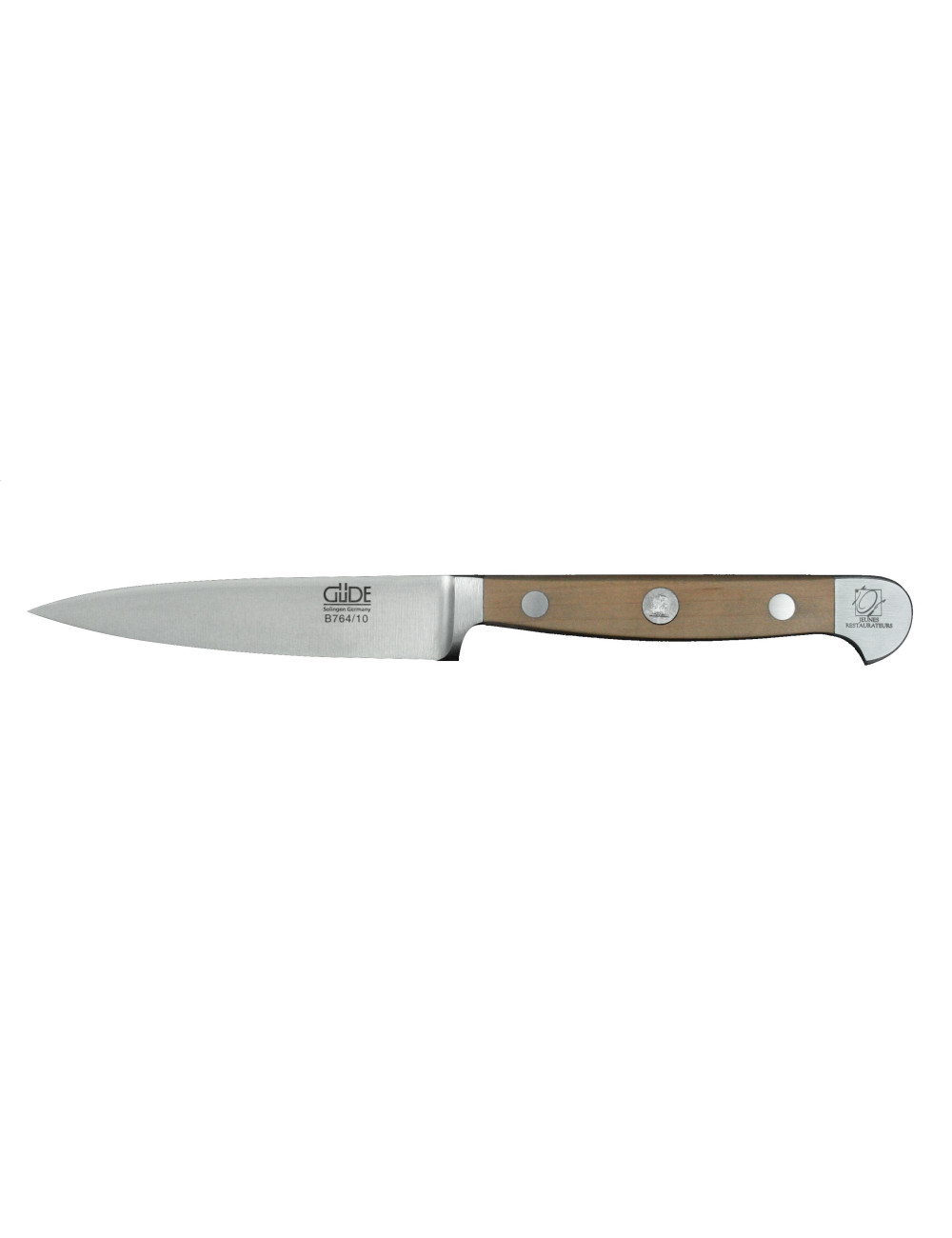 Güde Alpha gruszowa kuty nóż do szpikowania, 10 cm Güde Alpha gruszowa kuty nóż do szpikowania, 10 cm