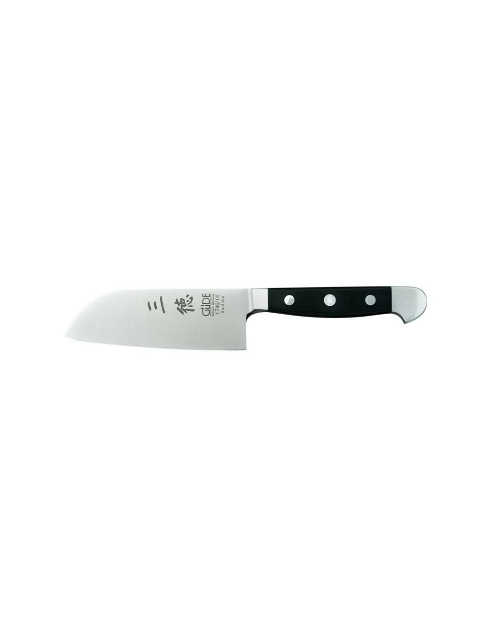 Nóż Güde Santoku gładki, 14 cm Nóż Güde Santoku gładki, 14 cm